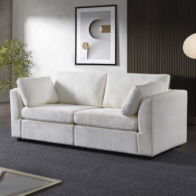 Modular Sofa Chenille Fabric,  Simple And Grand, The Seat And Back Is Very Soft. This Is Also A KNOCK DOWN Sofa