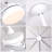 65 Inch White Modern Extra Large Ceiling Fan with Dimmable LED Light and Remote, 6-Speed DC Motor Reversible Ceiling Fan for Large Room