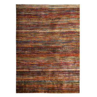 Chiraca Striped Hand Woven Area Rug