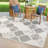 Leick Home Laurus Quatrefoil Indoor Outdoor Area Rug Round-831201773