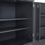 Garde-manger autoportant de 77 po de hauteur avec tablettes réglables, tablettes de porte, tiroirs et supports à vin-131409849