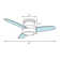 44" Cedar Key 5 - Blade Outdoor Standard Ceiling Fan with Remote Control and Light Kit Included
