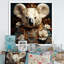 King Koala Blooms 1 - Koala Animal, art mural-354281144-387261527