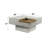 Graceful Gray Cement Coffee Table With Ample Storage Functionality Fabulous Featuring Spacious