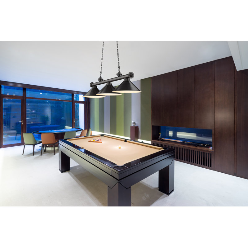 Billard 3 lumières Annaleisa, Plaqué bronze