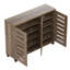 Armoire de rangement pour chaussures Alcester Lismore jusqu'à 20 paires-1719625555