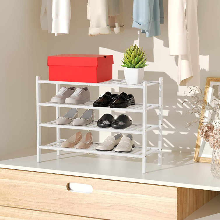 Rebrilliant 12 Pair Shoe Rack