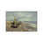 White Floater Framed