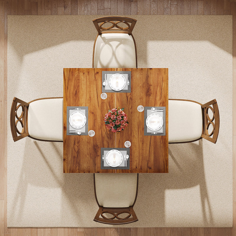 Artemisia Square 39.4'' L x 39.4'' W, Brown