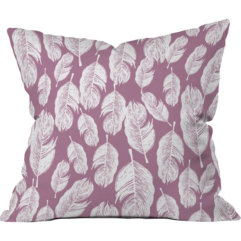Coussin en polyester Feather Fun, 20 po x 20 po