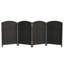 2 Ft. Tall Diamond Weave Fiber Room Divider - Dark Mocha - 8 Panel-764392062-764392063-764392048
