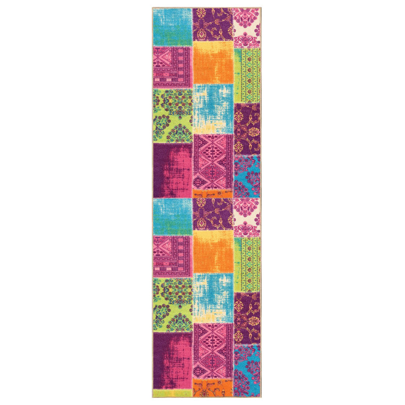 Draper Patchwork Indoor Rug, Runner 1'10" x 6'