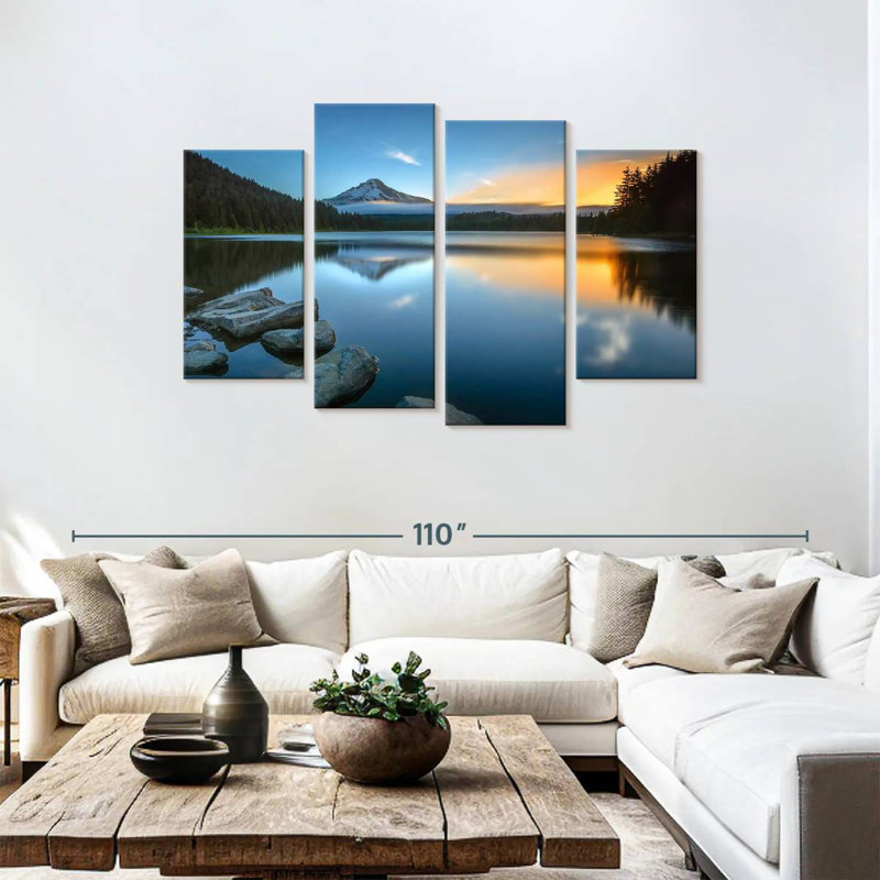 Alvord Trillium Lake Oregon, 48" H x 75" W