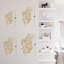 Décoration murale en métal ligne abstraite minimaliste moderne-124838958-124838959