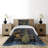 Motifs Polyester Coverlet