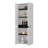 White 5-Shelf Kitchen Pantry-1315150097