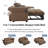 65"W Convertible 3 in 1 Sofa Bed, Vincy Pull Out Couch Loveseat Sleeper with Side Table&USB&Type-C Ports&Storage Armrests-948915941
