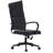 Orren Ellis Kensie High Back Conference Chair - Ribbed PU Leather Office Desk Chair with Adjustable Height, Swivel & Lumbar Support for Executive Meetings-994353647-994353646