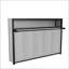 Lit escamotable simple avec tablettes-1624473426
