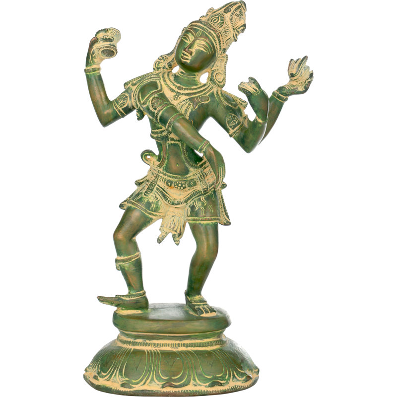 Statue Shiva dansante, Chola vert
