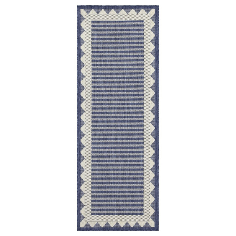 Sunshine GC_HAR2013 Blue 7 Ft. 10 In. X 10 Ft. 3 In. Indoor/Outdoor Area Rug, Rectangle 7'10" x 10'3"