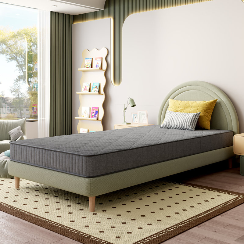 Matelas à ressorts avec gel rafraîchissant, 6", Lit simple