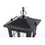 Luminaire suspendu d'extérieur noir Joelle 7 pouces