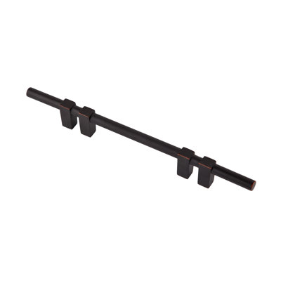 Elon Dual Mount 4" or 5-3/5" Center to Center Oil Rubbed Bronze Bar Pull
