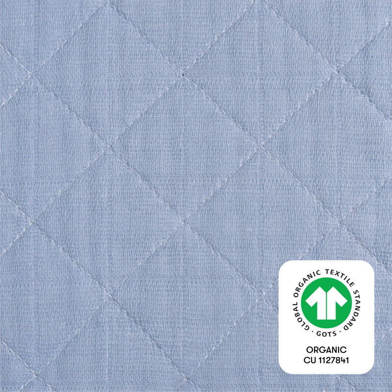 Dewdrop Quilted Muslin Changing Pad Cover
