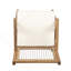 Ensemble de 2 chaises de patio avec coussin