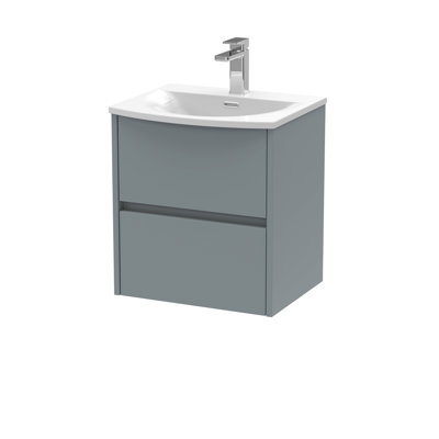 Havana 500mm Single Bathroom Vanity with Drop In Vitreous China Basin