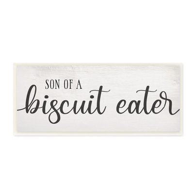 «Son of A Biscuit Eater Southern Country Slang», art mural sur toile tendue par Daphne Polselli