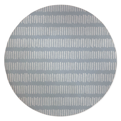 Fencing Rows Non-Slip Outdoor Rug