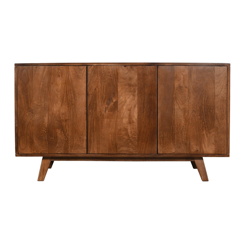 Crowell 120cm Solid Wood Sideboard, Walnut