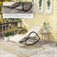 Chaise berçante d'extérieur, chaise berçante résistante