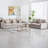 Nolan 95.5" Beige Linen Fabric Sofa and Loveseat Living Room Set
