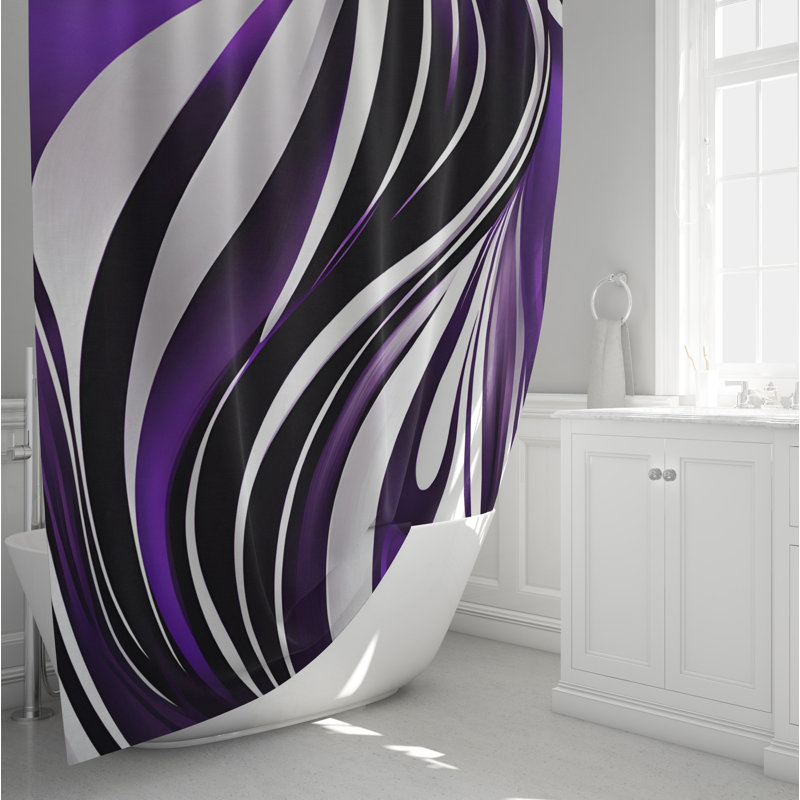Rideau de douche Xhevrije, 93 po x 70 po