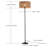 Marina Natural Rattan Floor Lamp With Handmade Woven Shade, Rustic Boho Style, E26 60w Compatible