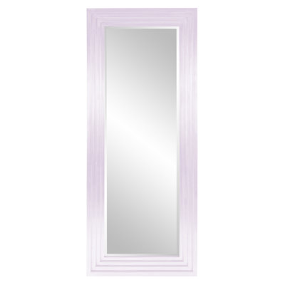 Amy Wood Flat Wall Mirror