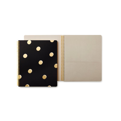 Large Spiral Notebook, Scatter Dots