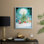 «Christmas Holiday Art DCCLXV», reproduction d'art encadrée - bois massif