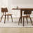 Modern Dining Chairs With Backrest, With Solid Wood Frame, For Dining Room/Living Room-647947411