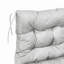 Outsunny Garden Back Chair Cushion Comfortable with Backrest Light Grey
