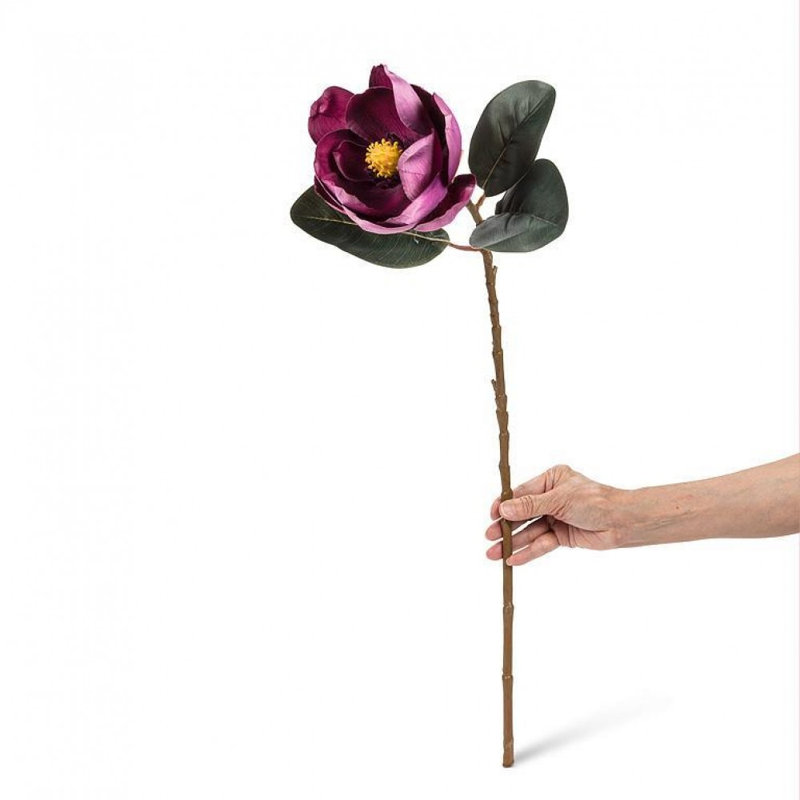 Fleur artificielle mauve moyen