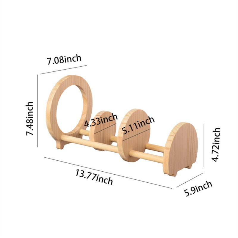 Rangement de bureau en bois manufacturé Arnon