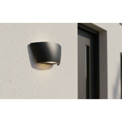 8cm H Integrated LED Outdoor Sconce