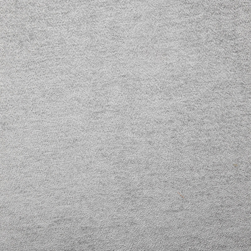 Canapé modulaire rembourré avec table basse et repose-pieds, Gris chenille