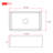 Single Bowl Fireclay Kitchen Sink-87495920-87495921