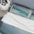 Vintage Beige Minimalism Floral Blossums Coastal Duvet Cover-94672626