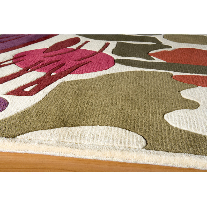 New Wave Floral Indoor Rug, Runner 2'6" x 12'